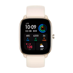 Sagat Amazfit GTS 4 Mini (Moonlight White)